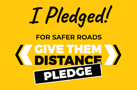 Take The Pledge Social Distancing Message